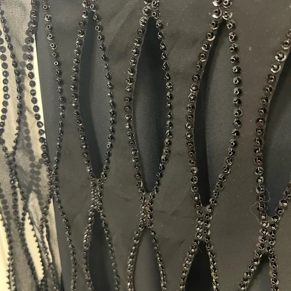 NWT Zara Sequin Beaded Fringe Dress - Picture 11 of 16